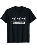 Men's T-Shirt Laughing Gas Periodic Table Elements With Playful Science Joke Text