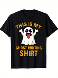 Men's T-Shirt This Is My Funny Ghost With Raised Hands Shirt