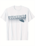 Men's T-Shirt Guerrero Gradient Shadow With Abstract Mexican Coastline Graphic