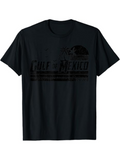Men's T-Shirt Gulf Of Mexico Vintage Sun With Palm Trees And Water Ripples Beach