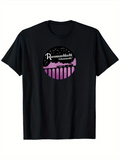 Men's T-Shirt Roman Architecture Night Sky With Purple Ancient Colonnade Ruins