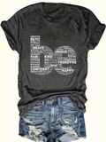 Men's T-Shirt Confident Wise Brave Fit Unique Kind Inspiring Fair Happy Bold Letter