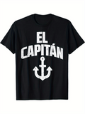 Men's T-Shirt Distressed Nautical Anchor With Bold Lettering And Classic Maritime Inspiration Anchor