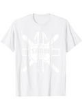 Men's T-Shirt Snow And Shield With Crossed Ski Poles And Arrow