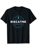 Men's T-Shirt Biscayne National Park Iconic Lighthouse Graphic Design Shirt
