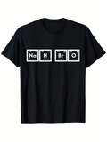 Men's T-Shirt Funny Science Elements With Chemistry Inspired Periodic Table Design