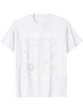 Men's T-Shirt Blossoming Dandelions Among Gentle Breeze White Flowers