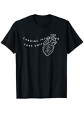 Men's T-Shirt Cardiac Intensive Care Unit Anatomical Heart With Medical Diagram Lines