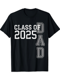 Men's T-Shirt Class Of 2025 Bold Athletic Lettering For Proud Dad