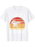 Men's T-Shirt Have A Problem With My Falcon Among Sunset Stripes And Flying Bird