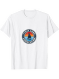 Men's T-Shirt Punta Cana Dominican Rep Vintage Sailboat In Sunset Ocean Circle