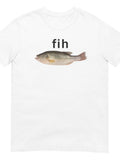 Men's T-Shirt Fih Naturalistic Watercolor Texture Lifelike Realistic Swimming Fish