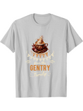 Men's T-Shirt Gentry Family Coffee Cup With Cinnamon Sticks Surrounded By Festive Bunting