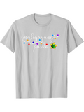 Men's T-Shirt Bright Festive Lights With A Christmas Parol Star