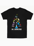 Men's T-Shirt Oh Chemistree Colorful Science Instruments Forming Christmas Tree