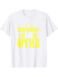 Men's T-Shirt Professional Style Lettering With Bold Modern Graphic Opener