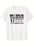 Men's T-Shirt Dont Mind Me Bold Text With Modern Block Lettering Lechon