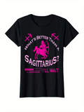 Men's T-Shirt Whats Better Than A Sagittarius Lovely Pink Arrows With Zodiac Centaur