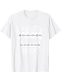 Men's T-Shirt Straight Up Spook With Chained Line Elements Halloween Theme