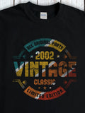 Men's T-Shirt All Original Parts Multicolored Retro Badge Graphics With Stars Vintage Classic Limited Edition