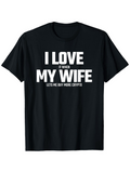 Men's T-Shirt I Love It When My Wife Lets Me Buy More Crypto Bold White Text Statement