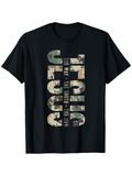 Men's T-Shirt The Way The Truth The Life With Camouflage Letters Jesus