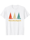 Men's T-Shirt Kennebunkport Retro Colored Sailboats With Minimalist Summer Design Sailboat