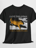 Men's T-Shirt I Love This Animal Golden Twilight Highlighted Capybara