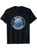 Men's T-Shirt Biloxi Mississippi Sunset Ocean Wave Graphic Design