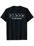 Men's T-Shirt Its In My Chemistry Minimalist Periodic Table Blocks T Shirt