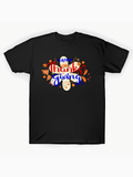 Men's T-Shirt Happy Thanksgiving With Autumn Leaves Pumpkins And Festive Fall Turkey