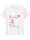 Men's T-Shirt What Happens On The Birthday Cruise Stays Birthday Cruise Shirt