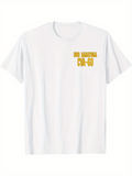 Men's T-Shirt Big Carolina Golden Yellow Bold Letters Classic T Shirt