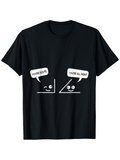 Men's T-Shirt Youre Acute Youre All Right Cartoon Angles With Smiling Faces