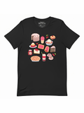 Men's T-Shirt Delightful Assortment Of Colorful Cakes And Sweet Dessert Pastries