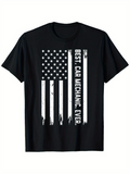 Men's T-Shirt Best Car Mechanic Ever Worn Grunge American Flag Print T Shirt