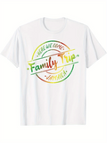 Men's T-Shirt Here We Come Colorful Family Trip To Jamaica Sun And Fun T Shirt