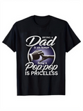 Men's T-Shirt Being A Dad Is An Honor Priceless Pop Pop Fist Bump Design