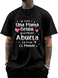 Men's T-Shirt Pink Dots With Doodles And Heart Motifs Over Celebratory Typography