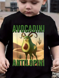 Men's T-Shirt Avocadini Antilopini Surreal Desert Landscape With Fantasy Avocado Shaped Antelope