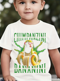Men's T-Shirt Chimpanzini Banazini Cartoon Character With Lush Banana Leaves Chimpanzee