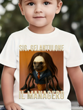 Men's T-Shirt Gelantulone With Manager Suit And Playful Expression Sloth