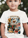 Men's T-Shirt I Survived Seventy Days Of Summer With Playful Cartoon Sunglasses Tiger
