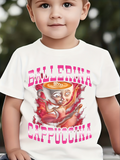 Men's T-Shirt Ballerina Cappuccina With Whimsical Coffee Art Among Swirling Steam