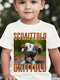 Men's T-Shirt Playful Forest Animal Wearing Dice Costume Squirrel