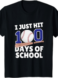 Men's T-Shirt I Just Hit Baseball Bat And Ball Under Blue Number 100