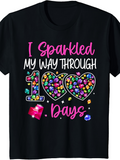 Men's T-Shirt I Sparkled My Way Through Colorful Gems And Shiny Heart Days