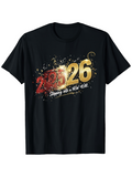 Men's T-Shirt Stepping Into A New Year Festive Gold Firework Sparkle Celebration New Year