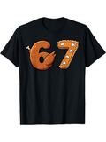 Men's T-Shirt Funny Crispy Chicken And Biscuit Numbers 67