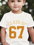 Men's T-Shirt Class Of Sixty Seven Vintage Style Numbers On Youth Tee